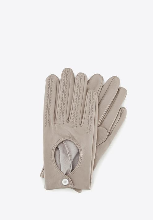 Women's gloves, ecru, 46-6L-290-1-M, Photo 1