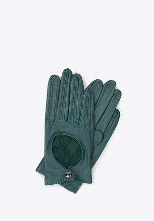 Rękawiczki damskie, zielony, 46-6L-290-BG-L, Zdjęcie 1