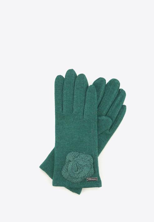 Women's gloves, green, 47-6-113-2T-U, Photo 1