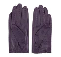 Damskie rękawiczki skórzane samochodowe, fioletowy, 46-6L-292-P-M, Zdjęcie 1
