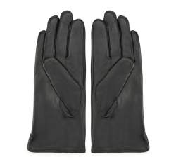 Damskie rękawiczki skórzane z pionowymi przeszyciami, czarny, 39-6L-202-1-L, Zdjęcie 1