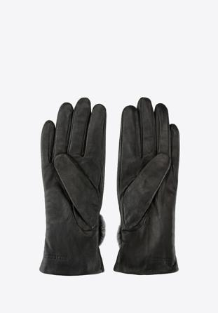 Rękawiczki damskie, czarny, 39-6-522-1-M, Zdjęcie 1