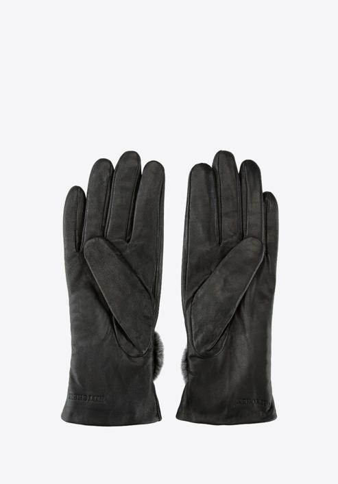 Rękawiczki damskie, czarny, 39-6-522-1-M, Zdjęcie 2