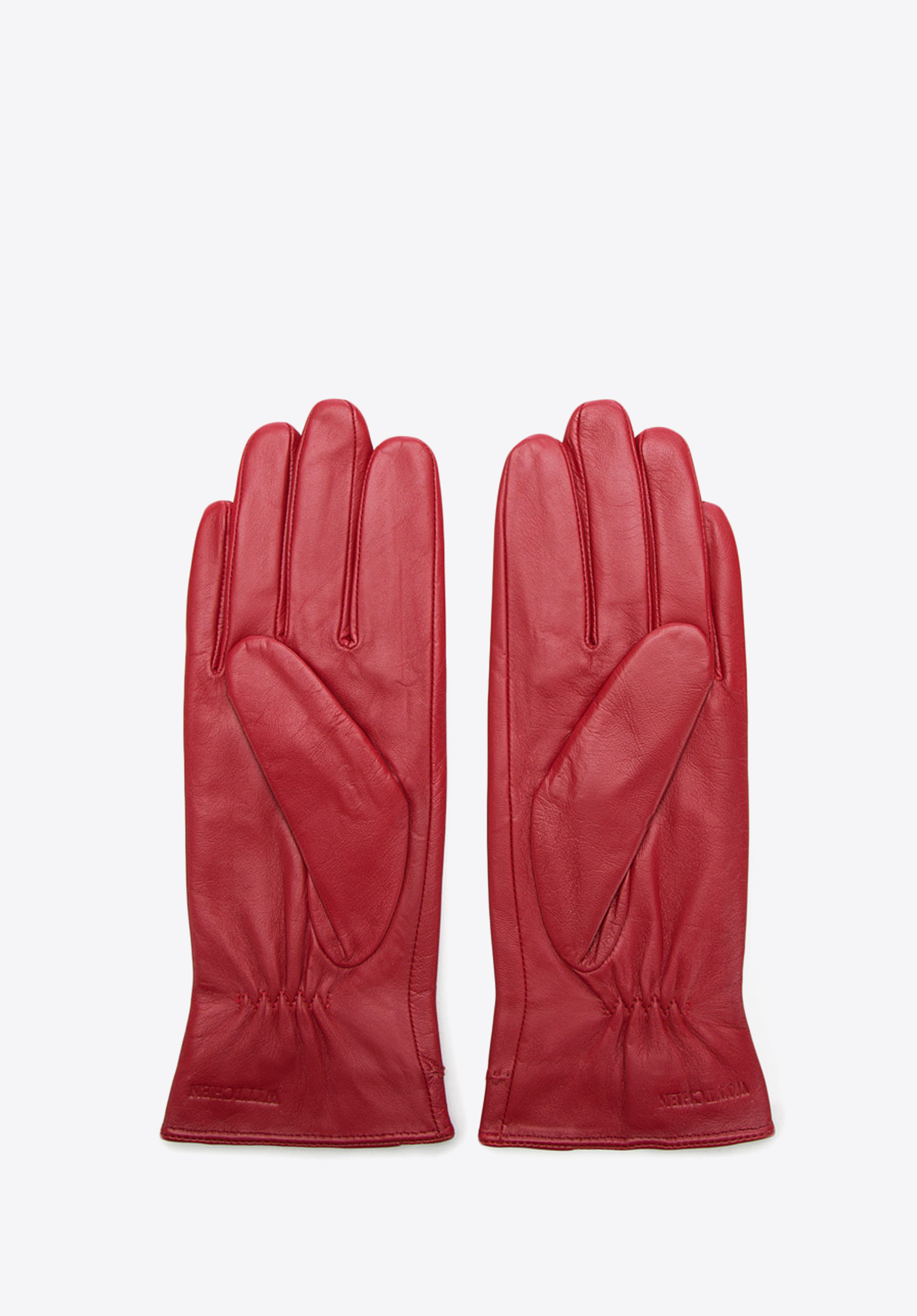 Women's gloves, red, 39-6-530-2T-S, Photo 1