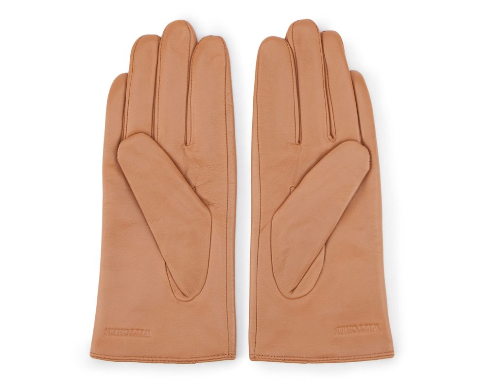 womens camel gloves