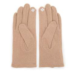 Damskie rękawiczki wełniane do smartfona, beżowy, 47-6-X92-5-U, Zdjęcie 1