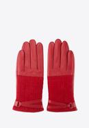 Rękawiczki damskie, czerwony, 39-6-521-1-X, Zdjęcie 3