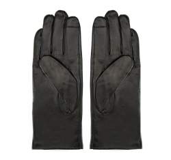 Damskie rękawiczki skórzane eleganckie, czarny, 39-6L-901-1-S, Zdjęcie 1