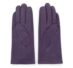 Damskie rękawiczki z perforowanej skóry, fioletowy, 45-6-638-F-S, Zdjęcie 1