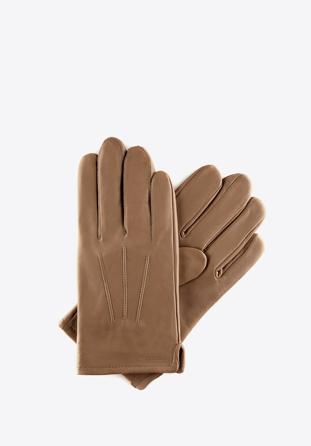 Rękawiczki męskie, beżowy, 39-6-308-X-L, Zdjęcie 1