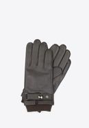 Men's gloves, dark brown, 39-6-704-GC-L, Photo 1
