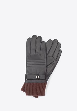 Men's gloves, dark brown, 39-6-705-BB-S, Photo 1