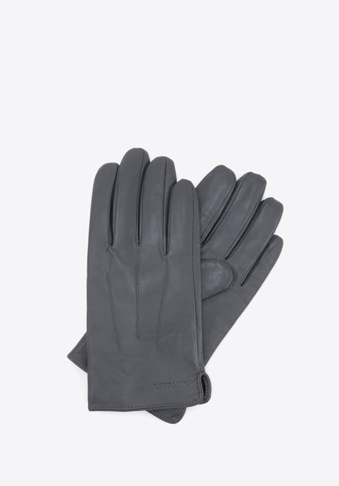 Rękawiczki męskie, szary, 39-6L-308-1-V, Zdjęcie 1
