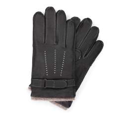 Men's gloves, black, 44-6-716-1-V, Photo 1