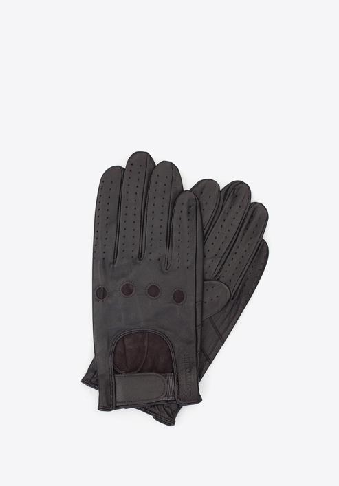 Rękawiczki męskie, ciemny brąz, 46-6L-381-BB-M, Zdjęcie 1