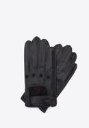 Men's gloves, dark brown, 46-6L-386-LB-M, Photo 1
