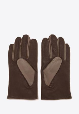 Rękawiczki męskie, beżowy, 39-6-342-0A-L, Zdjęcie 1