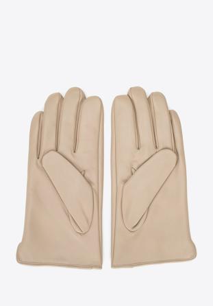 Men's gloves, beige, 39-6L-308-9-S, Photo 1