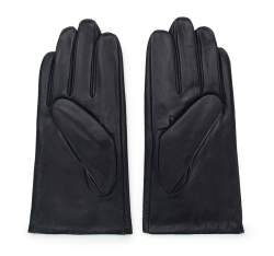Rękawiczki męskie skórzane ocieplane, czarny, 39-6L-343-1-X, Zdjęcie 1