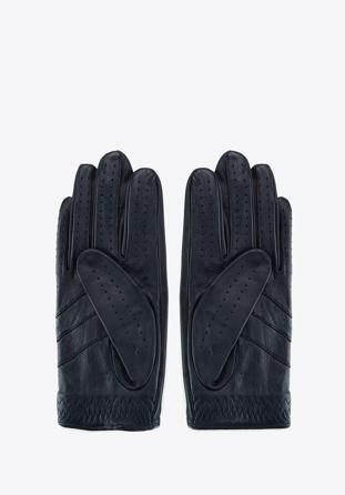 Men's gloves, navy blue, 46-6L-381-GC-M, Photo 1
