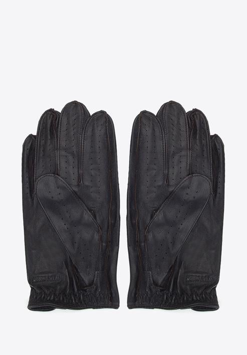 Rękawiczki męskie, ciemny brąz, 46-6L-386-LB-M, Zdjęcie 2