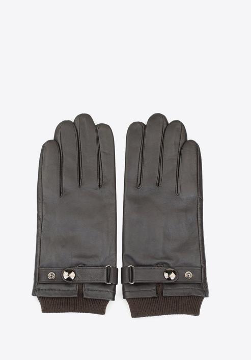 Men's gloves, dark brown, 39-6-704-1-X, Photo 3