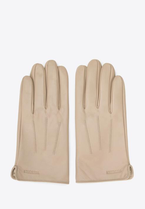 Men's gloves, beige, 39-6L-308-1-M, Photo 3