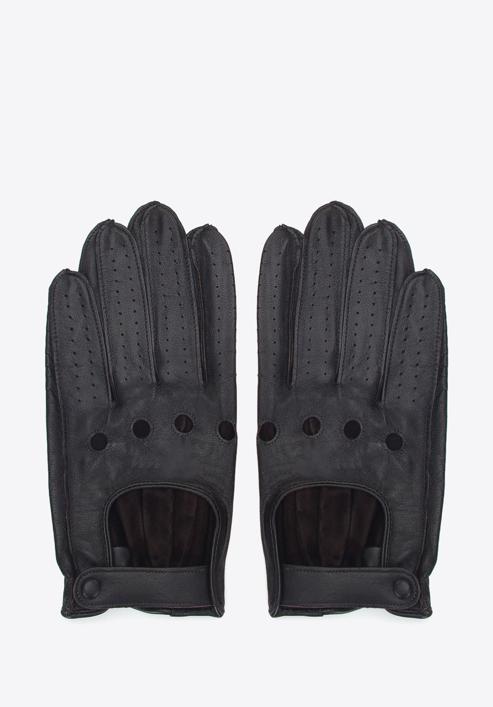 Men's gloves, dark brown, 46-6L-386-BB-S, Photo 3