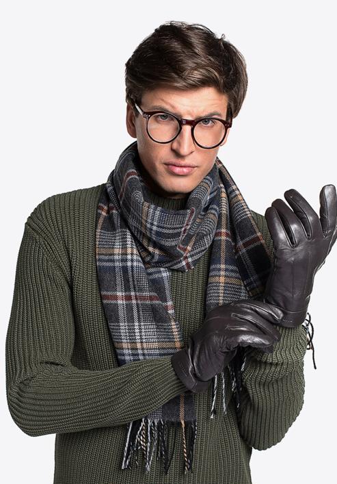 Men's gloves, dark brown, 44-6-717-BB-M, Photo 9