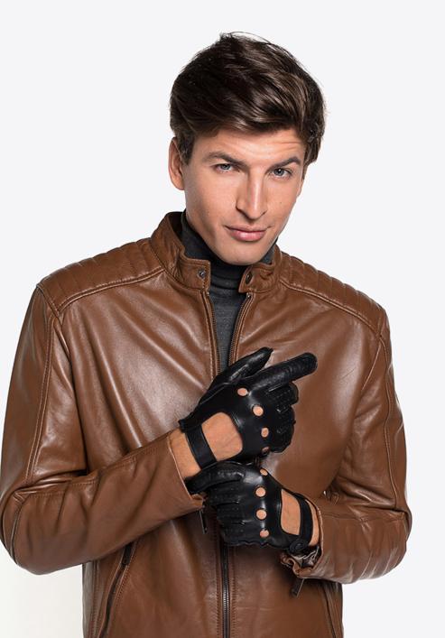 Men's gloves, black, 46-6L-386-BB-M, Photo 9