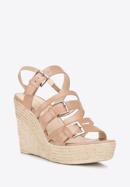 Women's sandals, beige, 88-D-750-9-40, Photo 1