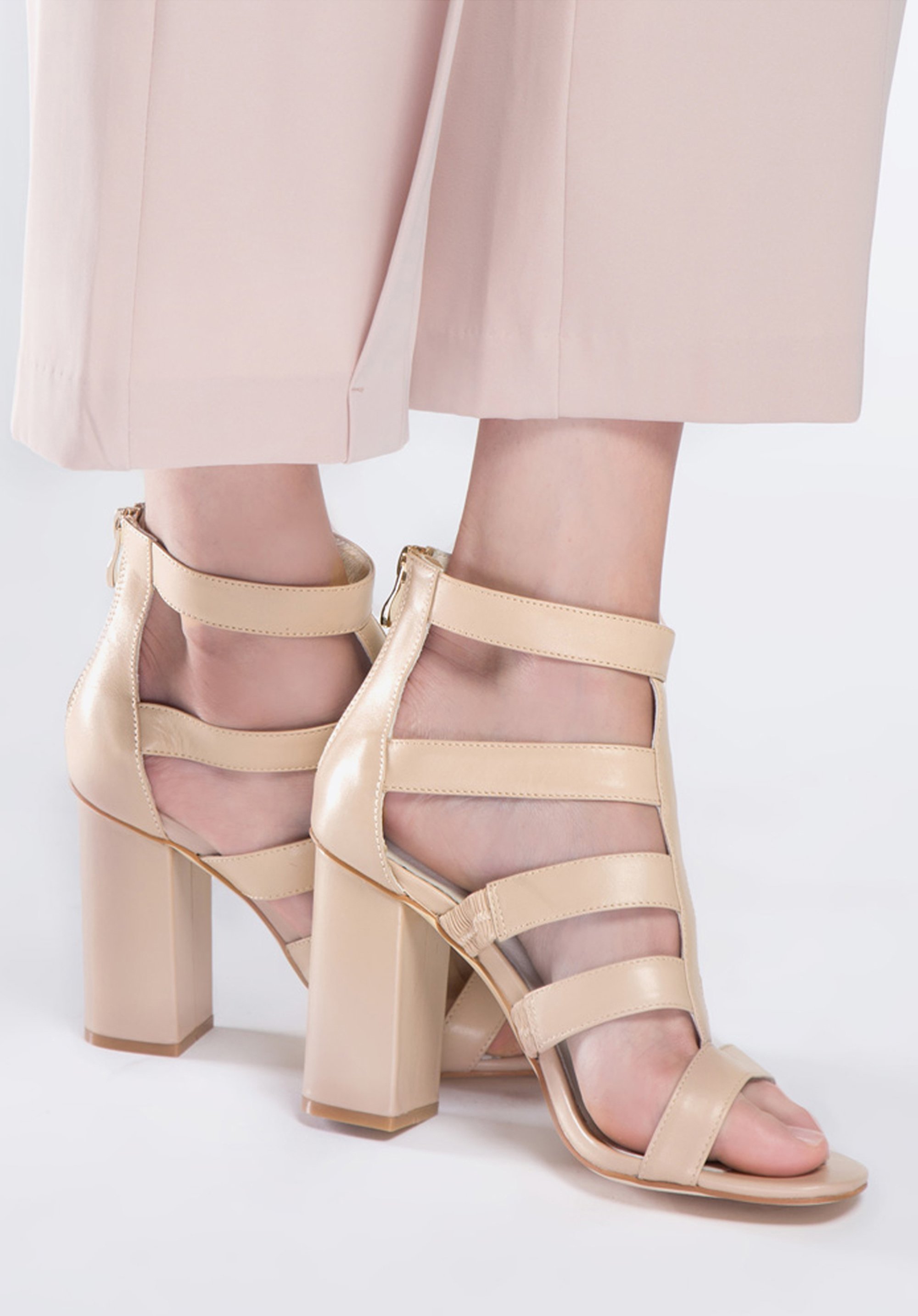 Women's sandals, light beige, 86-D-902-9-38, Photo 1