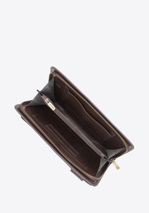 Wrist bag, dark brown, 21-3-377-4, Photo 4