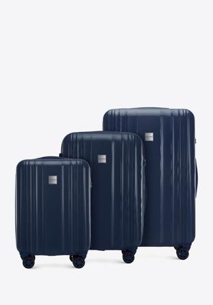 Luggage set, navy blue, 56-3P-30S-90, Photo 1