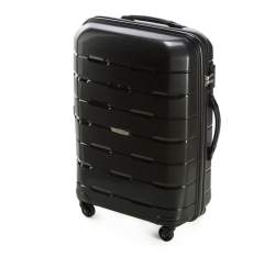 Zestaw walizek z polipropylenu żłobionych, czarny, 56-3T-72S-10, Zdjęcie 1