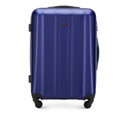 Zestaw walizek z polikarbonu fakturowanych, niebieski, 56-3P-11S-91, Zdjęcie 1