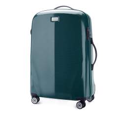 Zestaw walizek z polikarbonu jednokolorowych, zielony, 56-3P-57S-85, ZdjÄ™cie 1