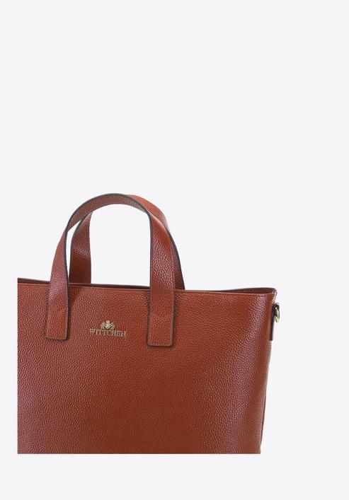 Handbag, cognac, 91-4-118-5, Photo 7