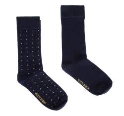 Socks, navy blue, 95-SM-002-X1-40/42, Photo 1