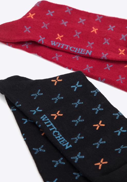 Men's socks gift set, red-navy blue, 95-SK-902-1-40/42, Photo 5