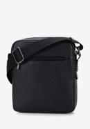 Men's small leather messenger bag, black, 96-4U-804-1, Photo 2