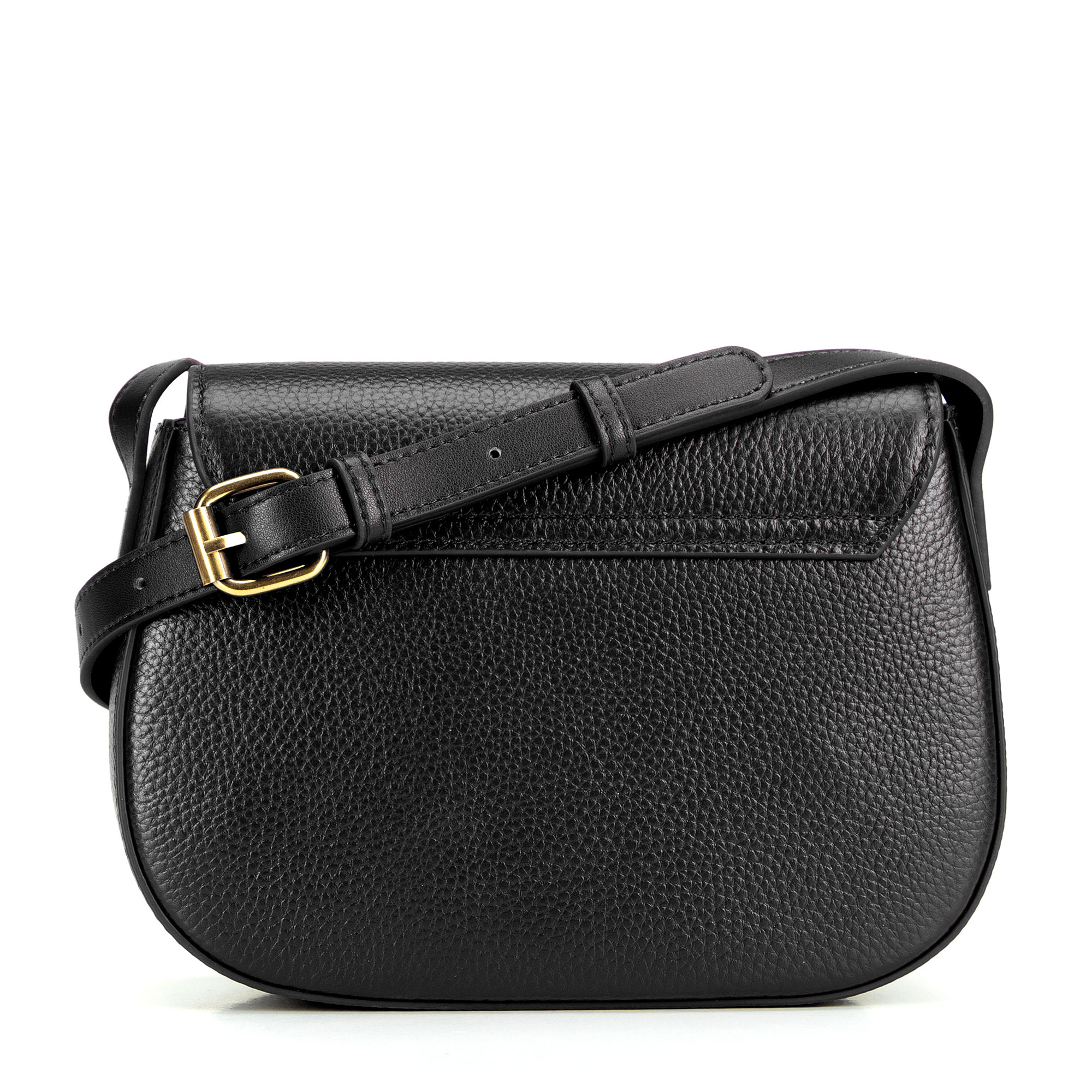Čierna dámska crossbody kabelka Wittchen z prírodnej kože s výrazným dizajnom, Vyberte variant čierna