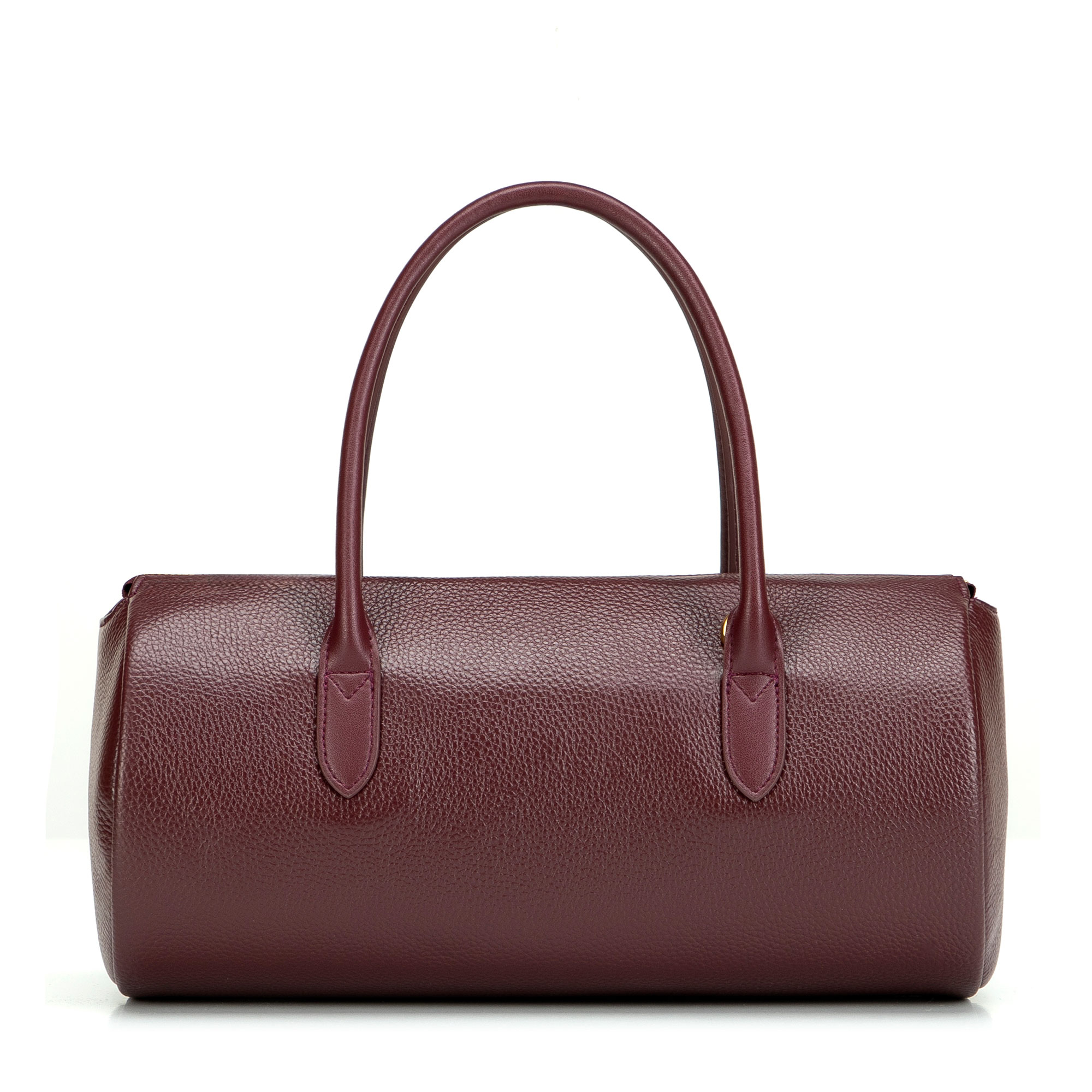 Bordová dámska crossbody kabelka Wittchen z prírodnej kože s retiazkovým detailom, Vyberte variant bordová