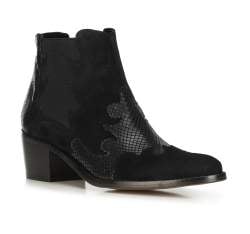 Women's ankle boots, black, 91-D-052-1-37, Photo 1