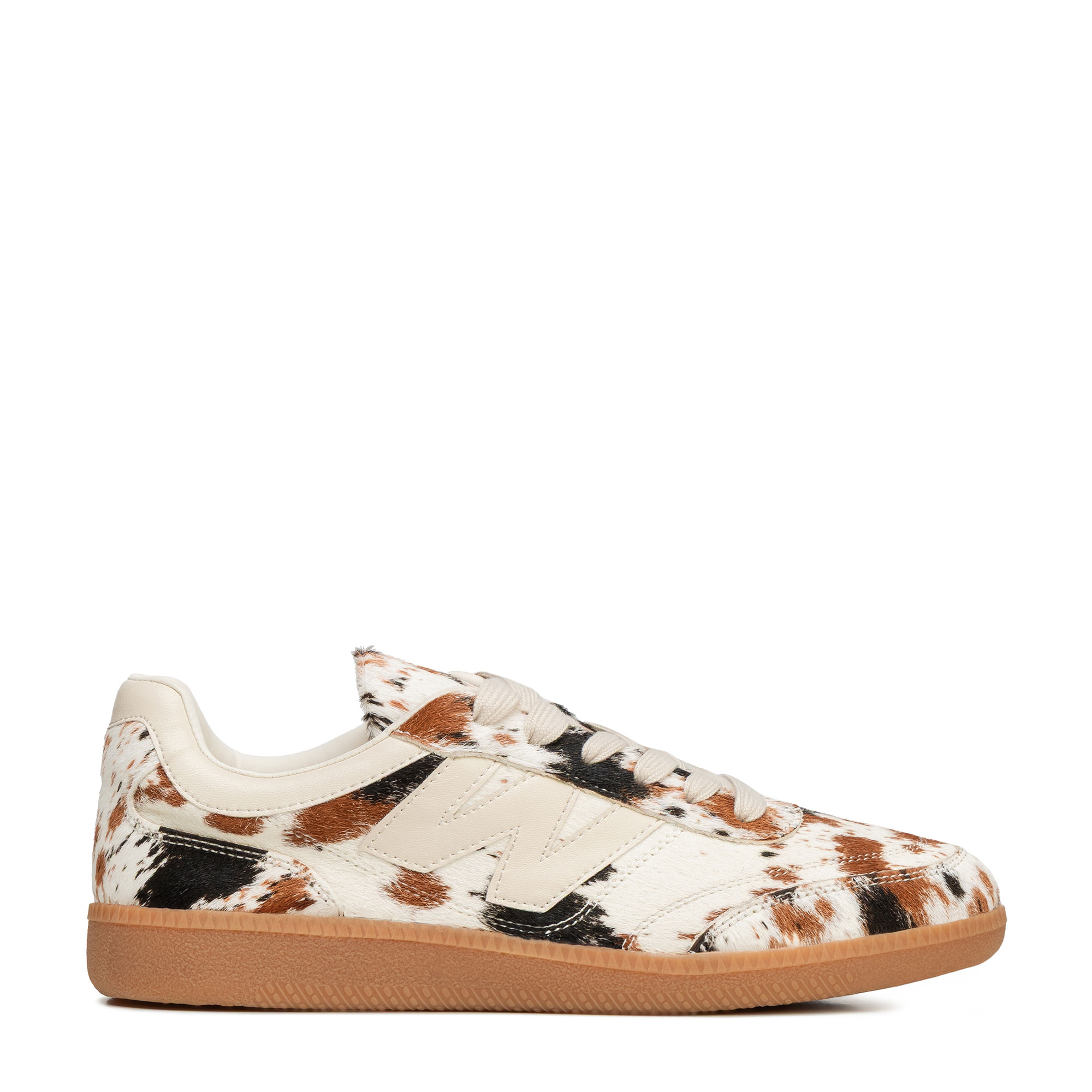 Dámske kožené sneakersy hnedé 102-D-360-1