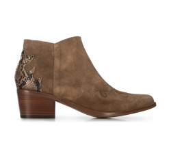 Women's cowboy ankle boots, brown, 91-D-051-4-36, Photo 1