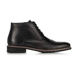 Men's lace up boots, black, 91-M-911-1-44, Photo 1