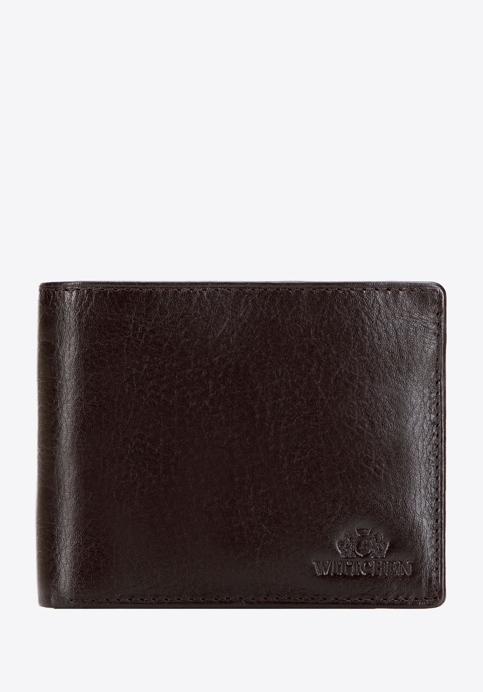 Men's leather wallet with fold-out card panel, brown, 21-1-040-L40, Photo 1