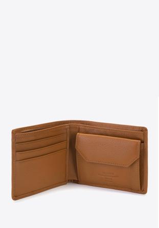 Skórzany portfel męski, jasny brąz, 02-1-236-5L, Zdjęcie 1