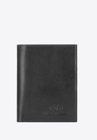 Skórzany portfel wąski, czarny, 26-1-420-1, Zdjęcie 1
